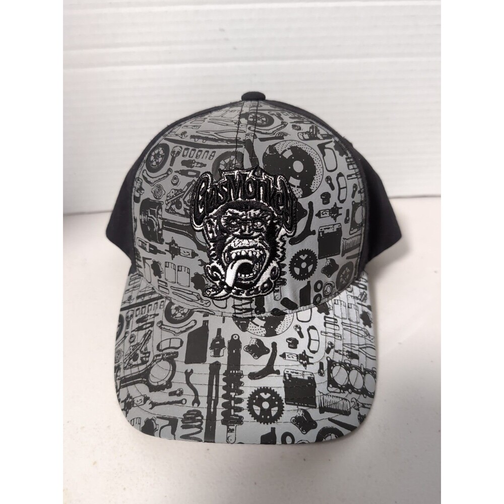 Gas Monkey Garage Snapback Hat Black & Silver Adjustable NWOT